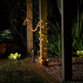 Solar-Powered Hemp Rope Lights – 5m Waterproof Outdoor Lighting with Dusk-to-Dawn Sensor and 100 LED Bulbs