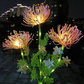 Solar Flower Fairy Lights – Outdoor Decorative LED Garden Lights with Stainless Steel Stems for Elegant Illumination