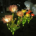 Solar Flower Fairy Lights – Outdoor Decorative LED Garden Lights with Stainless Steel Stems for Elegant Illumination