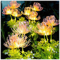 Solar Flower Fairy Lights – Outdoor Decorative LED Garden Lights with Stainless Steel Stems for Elegant Illumination