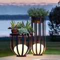 Solar Flower Stand Light with Dusk-to-Dawn Sensor – Waterproof Solar Garden Lights for Outdoor Spaces, Medium and Large Options