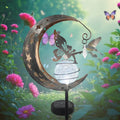 Solar Garden Fairy Light on Crescent Moon – Eco-Friendly Outdoor Decor for Garden and Balcony