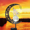 Solar Garden Fairy Light on Crescent Moon – Eco-Friendly Outdoor Decor for Garden and Balcony