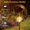 Solar Garden Fairy Light on Crescent Moon – Eco-Friendly Outdoor Decor for Garden and Balcony