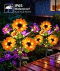 Solar Garden Lights – Waterproof LED Sunflower Outdoor Lights for Courtyard Decoration, Eco-Friendly and Easy to Install