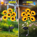Solar Garden Lights with 6 Adjustable Sunflower Heads – Waterproof Outdoor Lights for Yard and Patio Decor