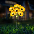 Solar Garden Lights with 6 Adjustable Sunflower Heads – Waterproof Outdoor Lights for Yard and Patio Decor