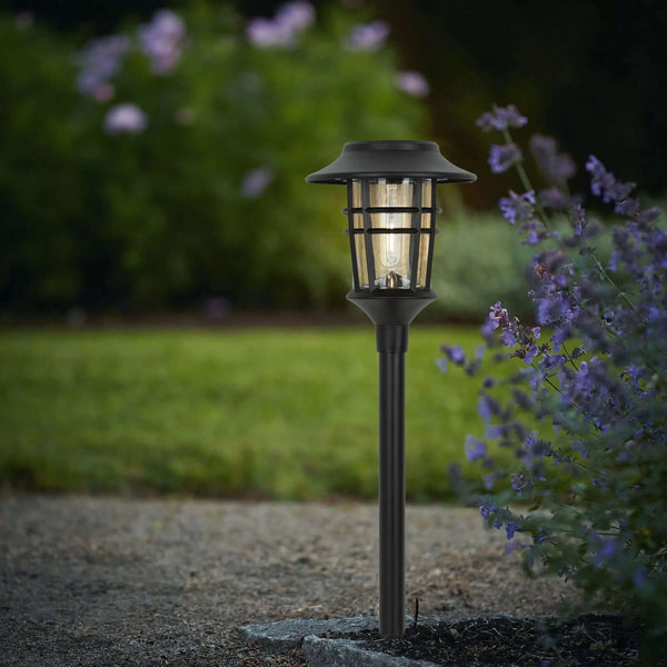 Solar Garden Torch Lights - 6-Pack Outdoor Solar Lights with 10 Lumens, Durable Aluminum & Plastic, 59cm Height