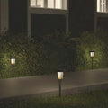 Solar Garden Torch Lights - 6-Pack Outdoor Solar Lights with 10 Lumens, Durable Aluminum & Plastic, 59cm Height