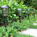 Solar Garden Torch Lights - 6-Pack Outdoor Solar Lights with 10 Lumens, Durable Aluminum & Plastic, 59cm Height