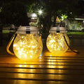 Solar Glass Globe Lantern – Eco-Friendly Outdoor Solar Lantern with Dusk-to-Dawn Sensor and Waterproof Design