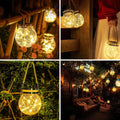 Solar Glass Globe Lantern – Eco-Friendly Outdoor Solar Lantern with Dusk-to-Dawn Sensor and Waterproof Design