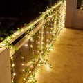 Solar Ivy String Lights - Eco-Friendly Outdoor Fairy Lights with Dusk-to-Dawn Sensor, Waterproof, Multiple Lengths Available