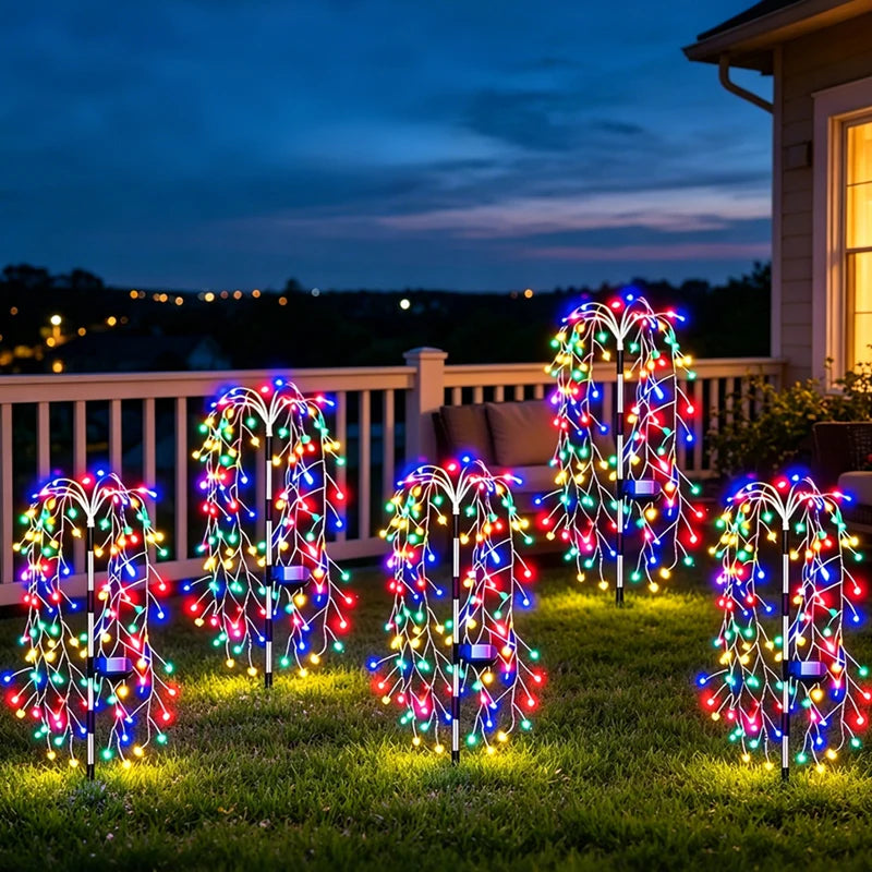 Solar LED Fairy Lights – Waterproof Outdoor String Lights for Garden Decoration, Copper Wire, Eco-Friendly, Long Lasting