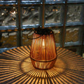 Solar Outdoor Lantern with Dusk-to-Dawn Sensor – Waterproof Rattan Garden Lantern Lights, Eco-Friendly Solar Powered Lighting