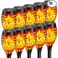 Solar Pathway Lights Outdoor with Flickering Flame Effect – LED Walkway Lights for Garden and Patio