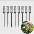 Solar Pathway Lights for Garden and Driveway – Waterproof, Wireless Outdoor Lighting with Warm Glow