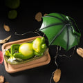 Solar Powered Frog Garden Statue with Umbrella – European Style Resin Outdoor Sculpture for Decoration