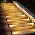Solar Stair Lights – Outdoor LED Step Lights for Garden, Deck & Pathway, Sets of 4–20