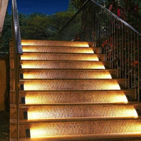 Solar Stair Lights – Outdoor LED Step Lights for Garden, Deck & Pathway, Sets of 4–20