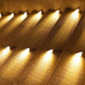 Solar Stair Lights – Outdoor LED Step Lights for Garden, Deck & Pathway, Sets of 4–20