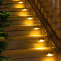 Solar Step Lights – Outdoor LED Deck & Stair Lights, Brown or Black, Sets of 8 or 16