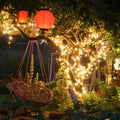Solar String Fairy Lights – Waterproof Outdoor Garden Lights, 5–50m, Warm White & Multicolor