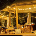 Solar String Fairy Lights – Waterproof Outdoor Garden Lights, 5–50m, Warm White & Multicolor