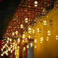 Solar String Lights Outdoor – 10 Feet Waterproof Patio Lights with Dusk-to-Dawn Sensor for Garden Ambiance