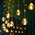 Solar String Lights Outdoor – 10 Feet Waterproof Patio Lights with Dusk-to-Dawn Sensor for Garden Ambiance