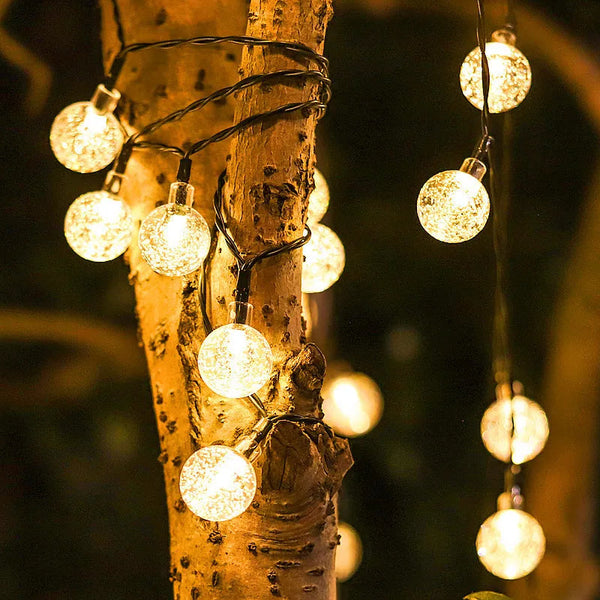 Solar Twinkle Lights – 30 Feet Outdoor Solar Lights with Automatic Dusk-to-Dawn Sensor for Garden and Patio Decor