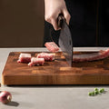 Solid Acacia Wood Cutting Board – Durable Chopping and Serving Board for Kitchen Use, Naturally Antibacterial