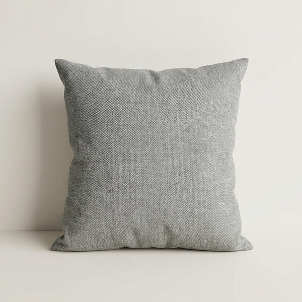 Solid Linen Cushion – Minimalist Nordic Throw Pillow, Wabi-Sabi Home Decor