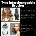 Stylish Hair | Hot Air Brush with Rotating Brush Heads & Adjustable Heat | Effortless Blow Drying for Smooth, Voluminous Hair 5