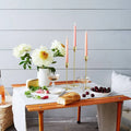 Tall Trio Stainless Steel Candle Holders Set - Modern Minimalist Candle Stick Holders for Home Decor