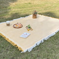Tasselora | Woven Picnic Blanket with Decorative Tassels for Outdoor Comfort 5