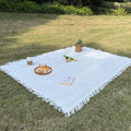 Tasselora | Woven Picnic Blanket with Decorative Tassels for Outdoor Comfort 6