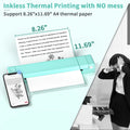 Thermal Printer MK500 | Portable A4 Inkless Bluetooth Printer for Phone 6