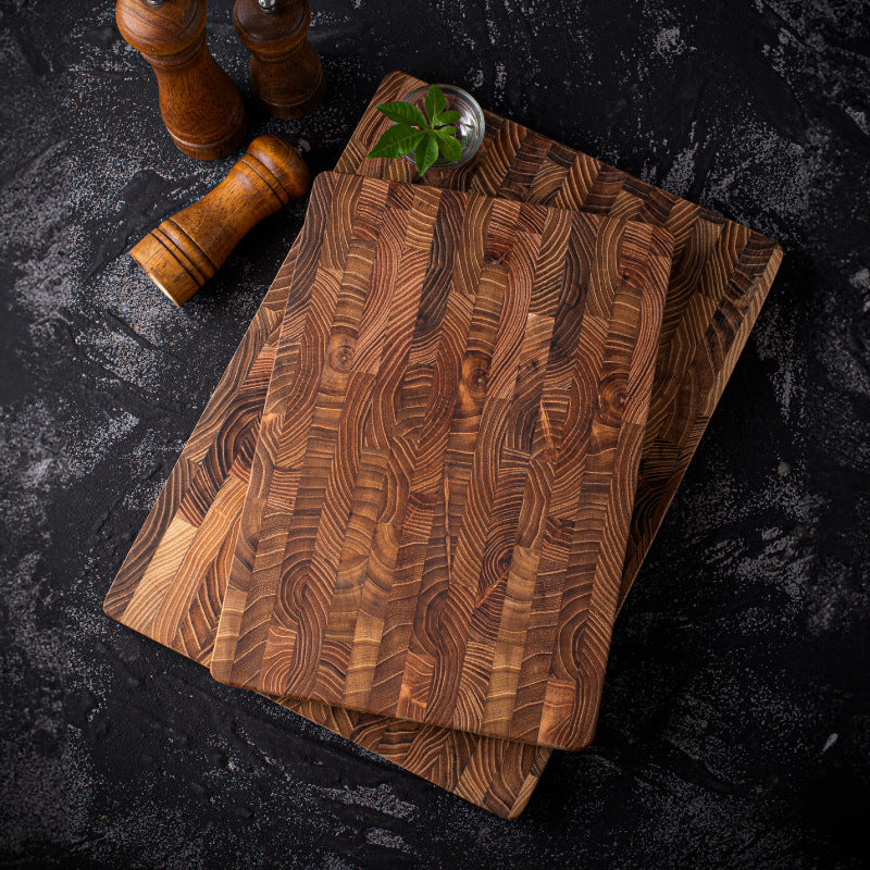 Thick Teak Wood Cutting Board – Durable Large Chopping Board for Kitchen and Serving