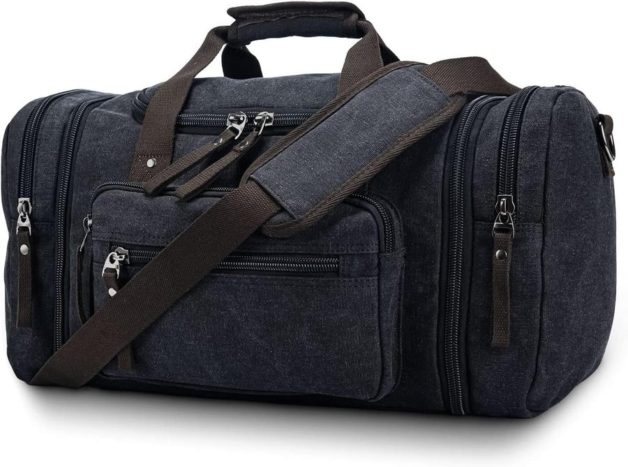 TravelMate | Expandable Duffle Bag - High-Density Canvas with 40L to 50L Capacity 0