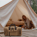 TravelMate | Expandable Duffle Bag - High-Density Canvas with 40L to 50L Capacity 5