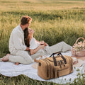 TravelMate | Expandable Duffle Bag - High-Density Canvas with 40L to 50L Capacity 7