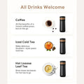 Travel Brew | Portable French Press Coffee Maker with Double-Wall Insulation | Compact Design for Fresh Coffee Anywhere