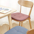 Tufted Chair Cushion with Tie Straps, Durable Microfiber Blend, 17x16x14 Inches