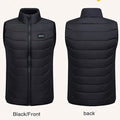 USB Rechargeable Heated Vest with Multiple Heating Zones and Quilted Design for Outdoor Warmth