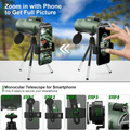 Ultra-Zoom Monocular Telescope with HD Lens & Smartphone Attachment | Lightweight Design for Bird Watching 6