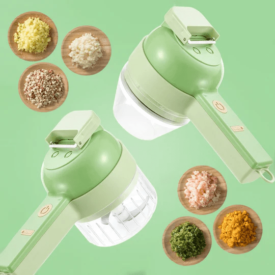 Vegetable Slicer | 4-in-1 Electric Cordless Food Chopper Design 1