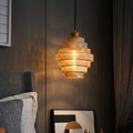 Vintage-Inspired Glass Pendant Light with Adjustable Length and Brass Finish – Elegant Hanging Light for Dining Rooms and Living Areas