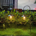Vintage Solar Lantern for Outdoor Garden - Eco-Friendly Hanging Solar Lanterns with LED Light, Antique Bronze Finish