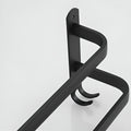 Wall-Mounted Towel Rack | 3-Tier Black Aluminum Bar 6